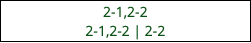 2-1,2-2 2-1,2-2 | 2-2