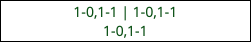 1-0,1-1 | 1-0,1-1 1-0,1-1